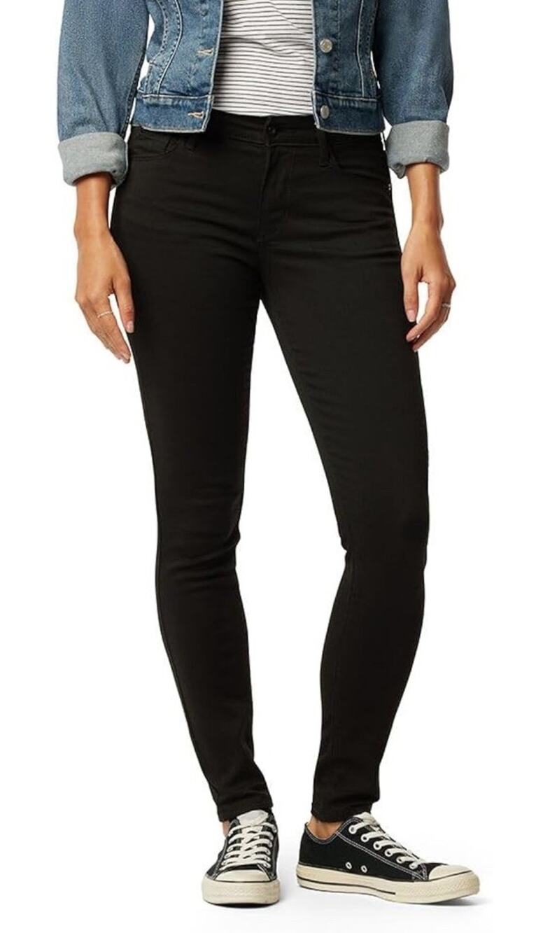 Sz Tall Small US 4 Levi Strauss Signature Jeans Bootcut Women’s Black Pants